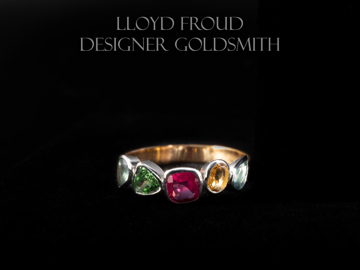 Modern Birthstone Ring